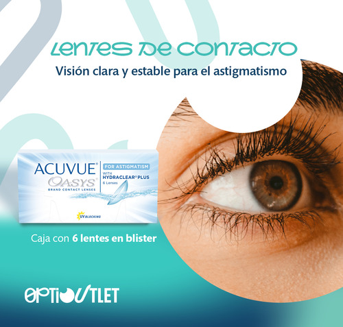 Lentes De Contacto Acuvue Oasys Torico Para Astigmatismo