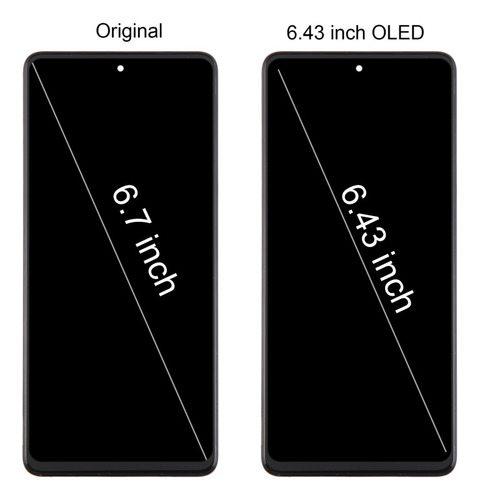 Ó Tela Lcd Com Moldura Para Samsung Galaxy M53 Sm-m536b 6