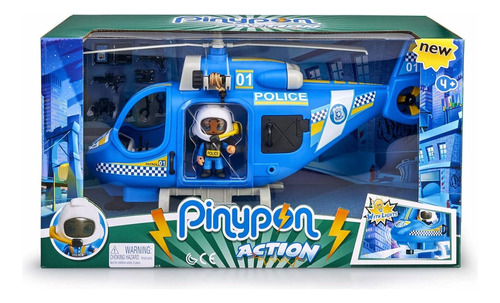Pinypon Action Helicoptero Policia (5924)