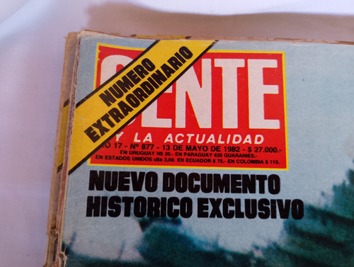 Revista Las Fotos De La Guerra - Gente - Ed. 877 - Arg. (Usado)