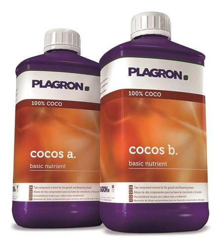 Cocos A + B Plagron Fertilizante Base Ciclo Completo 1 Litro