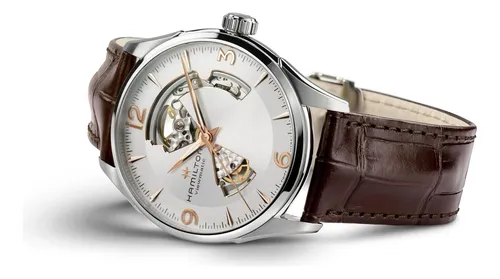Reloj Hamilton Jazzmaster Open Heart Automático Suizo Con Es