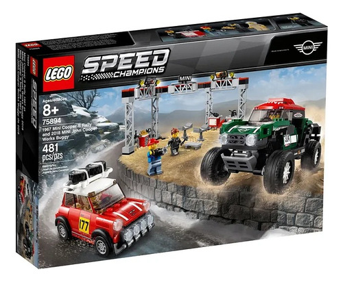 Lego Speed Champions Mini Cooper S Rally 1967 Y Mini John (Reacondicionado)