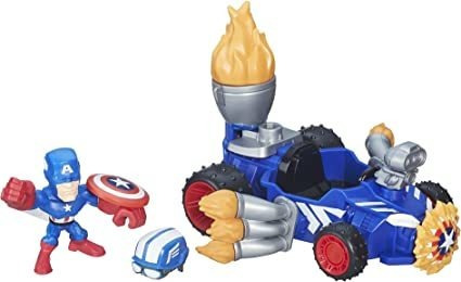 Marvel Super Hero Mashers Micro Capitán América Racer