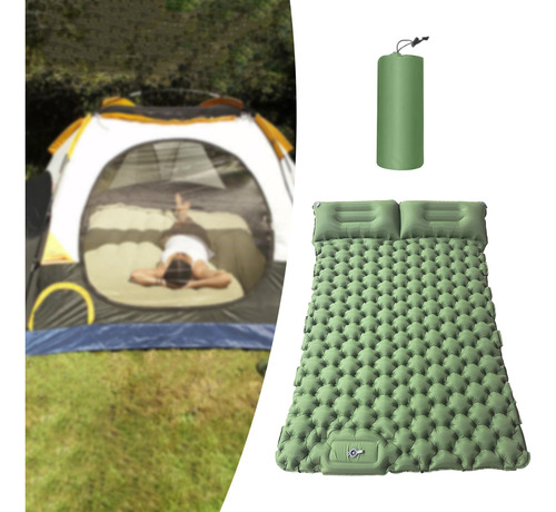 Colchoneta De Camping Para 2 Personas, Cómoda Colchoneta De