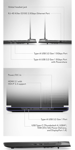 Alienware M15 R7 Ryzen-7 6800h 64gb 1tb 15.6 Rtx 3050 Ti 4gb Negro Iman (Reacondicionado)