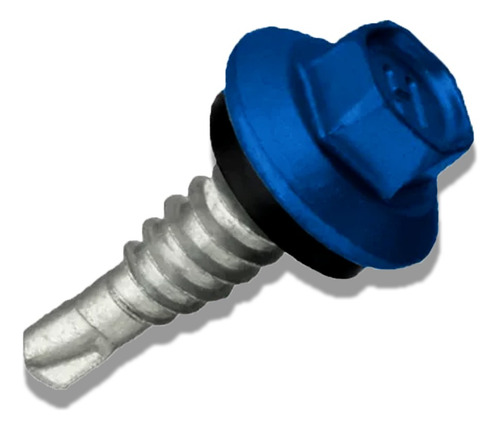 Brocante Durs Ecoseal #12 X 3/4 Azul Ral 5010 Kit C/ 250pcs
