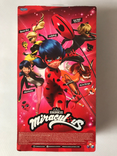 Cat Noir Miraculous Lady Bug Bandai 2020 Ladybug Figura 29cm (Usado)