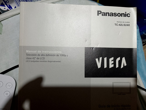Pantalla Panasonic 1080p 42 Funciona Al 100% Tc-42ls24x (Usado)