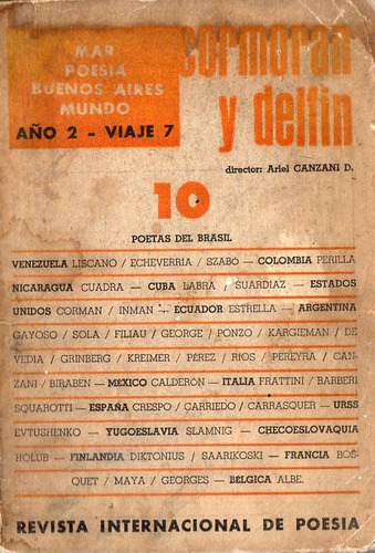 Revista Cormoran Y Delfin 10 - Poesia 