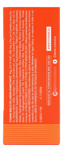 Lip Gloss Frugele | Naranja 01 | Etienne