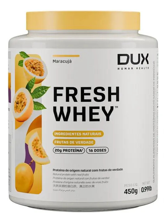 Fresh Whey - DUX Nutrition Pote 450g - Sabor Maracujá