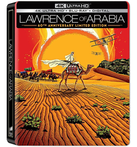 4k Ultra Hd + Blu-ray Lawrence Of Arabia / Steelbook