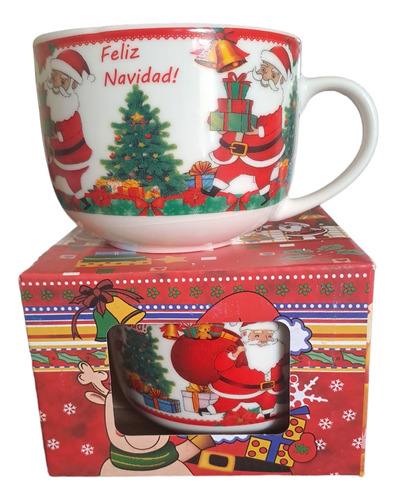 Tazas De Navidad Papa Noel