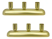 Comprar Candelabro De Mesa Dorado, Centros De Mesa, Velas De Metal