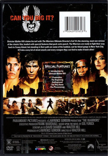 DVD The Warriors / Los Guerreros Ultimate Director ' S Cut