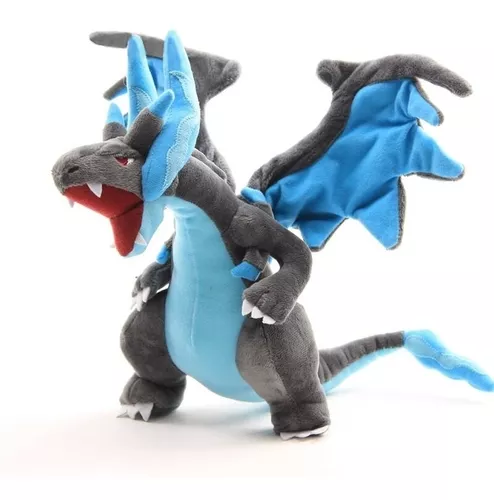 Charizard Mega Evolução X Pelúcia Pokémon Licenciada 30x47cm