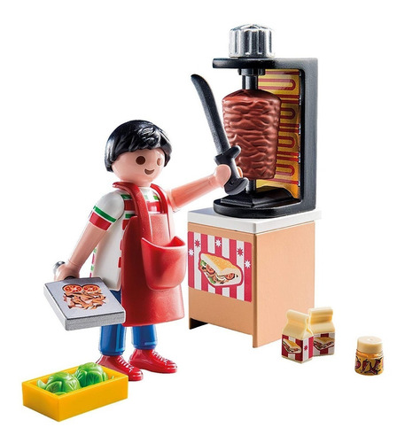 Playmobil® - Vendedor De Kebab O Tacos Al Pastor