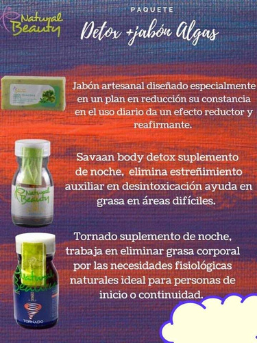 Paquete Detox Más Jabón Algas
