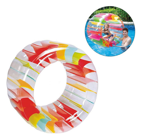 Piscina Estanque Playa Inflable Rueda De Agua Balsa Flotante