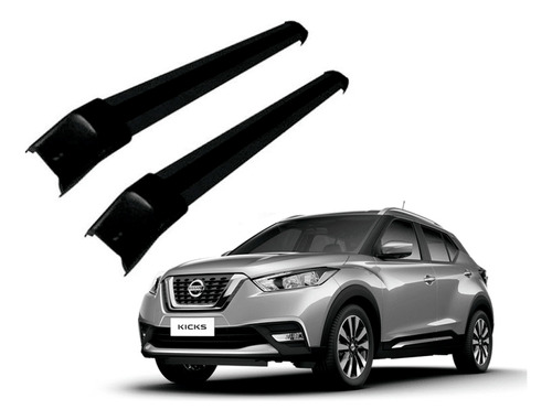 Barras De Techo Transversales Nissan Kicks 2016+ Negro