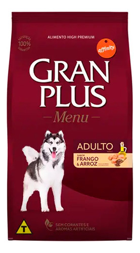 Comida Para Perros Adultos Gran Plus Pollo Y Arroz 15kg