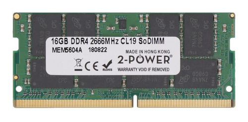 Memoria Kingston 16gb Ddr4 2666 Sodimm