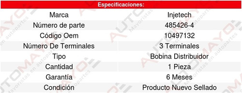 Bobina Encendido Sprint 8cil 5.7l 74 Al 77 Injetech 8277013