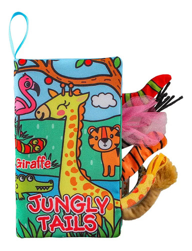 Pack De 2 Libros De Tela Para Bebé Con Colas De Animales