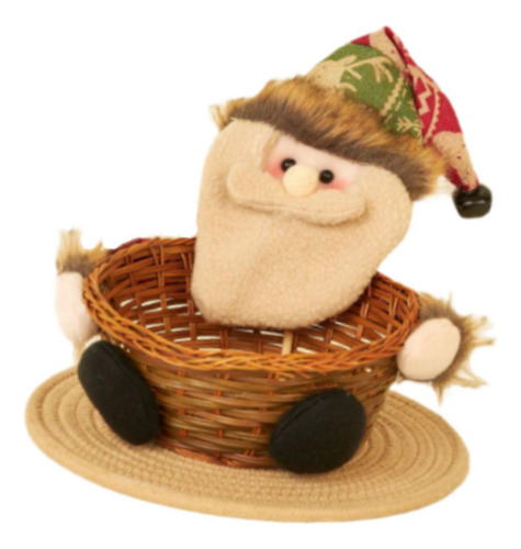 Cesta Navideña 2024, Centro De Mesa, Grande Papá Noel