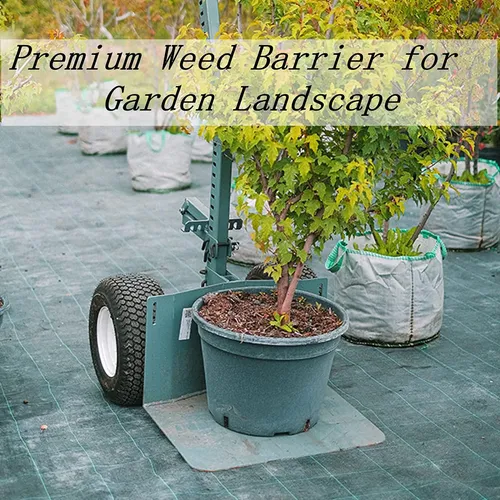 Pp Barrera De Malezas De Jardín Premium, Durable Y Res...
