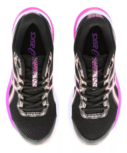 Zapatilla Asics Mujer Gel Nagoya 4 Negro/violeta