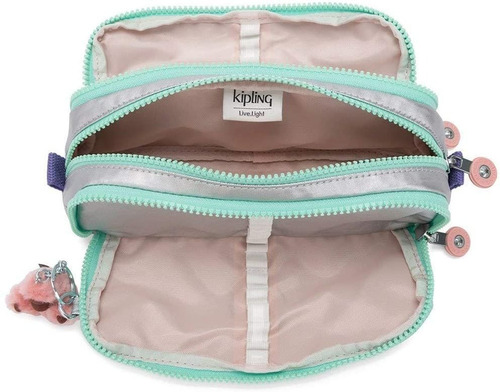 Imagem 2 de 5 de Estojo Triplo Gitroy Kipling Original Metalizado Polished Br