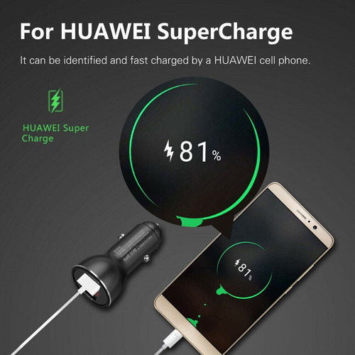 Cargador De Auto Para Huawei / Super Carga / 2 Puertos