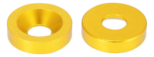 25 Kit Tornillos Para Autos 3.1 X 1.2cm Gold Aluminum