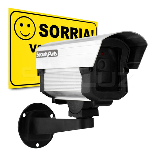 Imagem 7 de 7 de Micro Câmera Falsa C/ Led A Pilha Sem Fio Security Parts