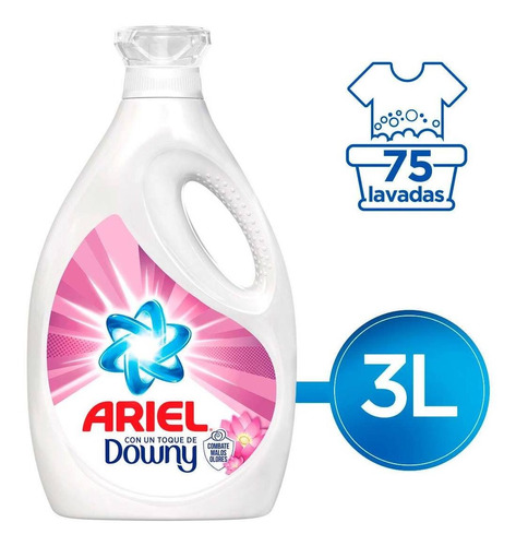 Detergente Líquido Ariel Toque Downy 3l