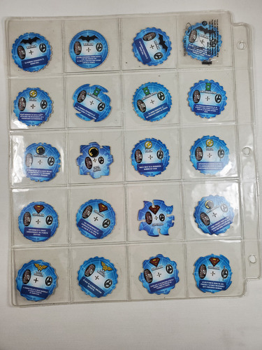 Colección De Tazos Spiners Liga De La Justicia Dc 70/70 Pzs (Usado)