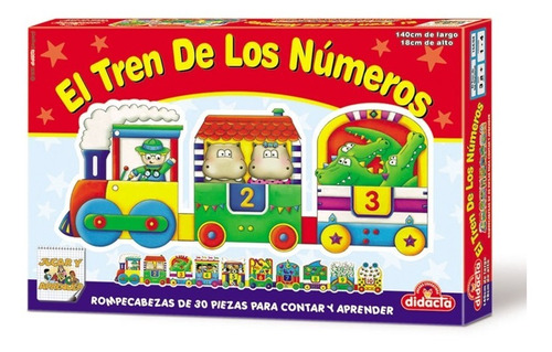 Tren De Los Números Juego De Mesa Didacta - Espacio Regalos