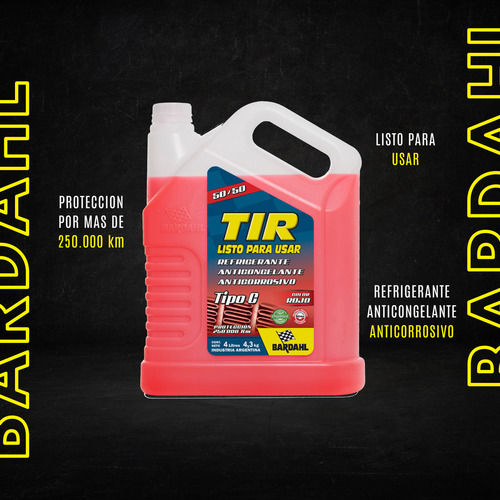 Bardahl Tir Rojo 50% 4l