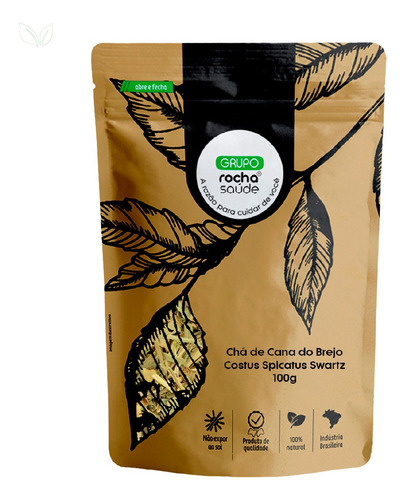 Chá De Cana Do Brejo Premium Sem Glúten Top De Linha - 100g