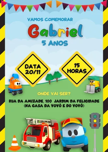 Convite Digital Léo O Caminhão