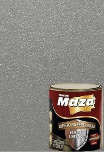 Imagem 1 de 2 de Esmalte Sintetico Direto Na Ferrugem Met Prata Lunar 3,6l