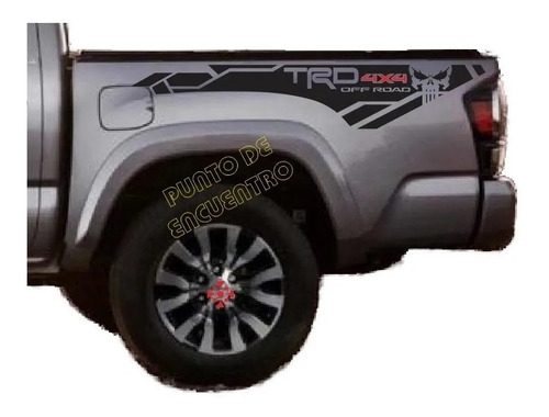 Stickers Franjas Para Toyota Trd Punisher 4x4 Off Road Grafp