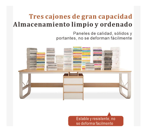 Minimalista Moderno Doble Escritorio Escritorio Computadora