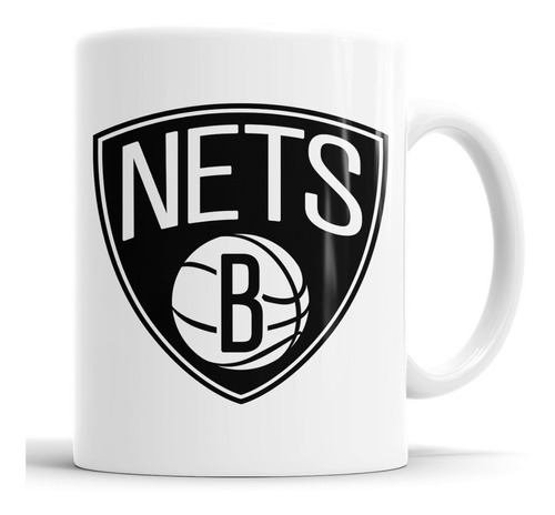 Taza Brooklyn Nets - Nba - Cerámica Importada