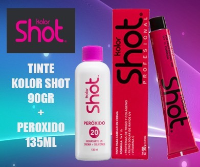 Oferta 6 Tinte Kolor Shot Permanente 90gr + Peroxido C/u