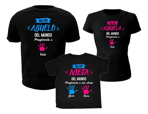 Playeras para abuelo y nieta hotsell