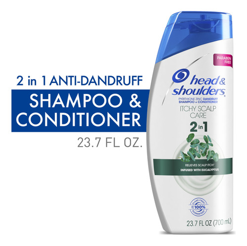 Champú Acondicionador Head And Shoulders 2 En 1, Cuero Cabel