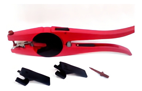 Pinza Caravanas Universal Con Aguja De Repuesto Argentflex